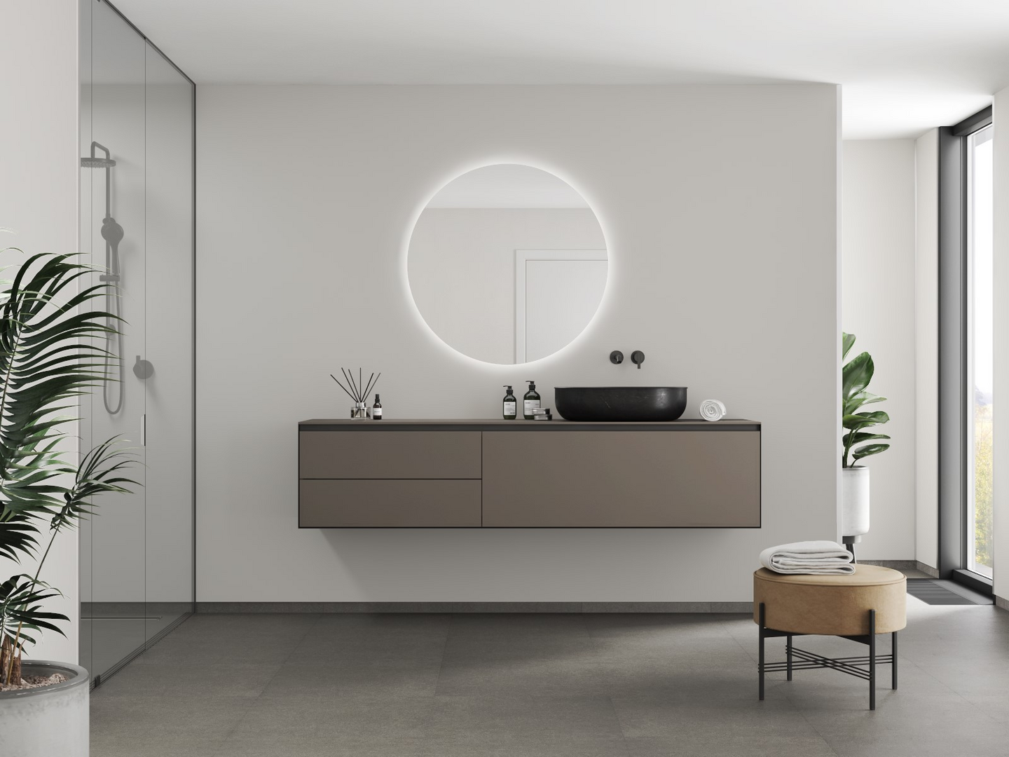 Sisustuslevy Fibo 2090-M00 EM Light Grey Colour Collection