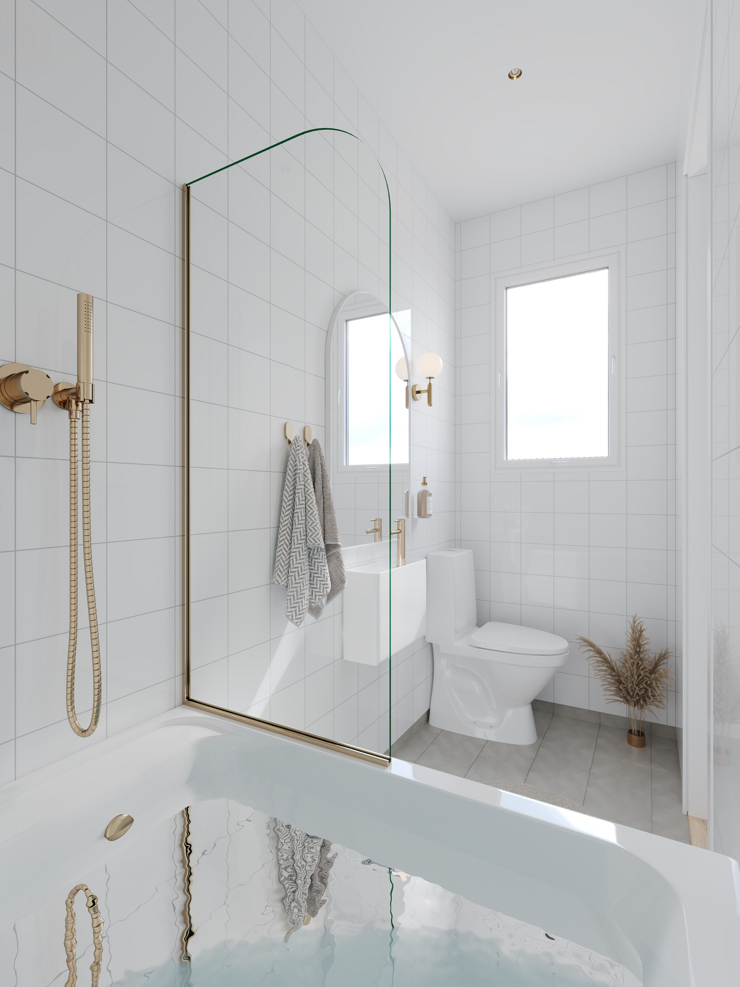 Sisustuslevy Fibo 3091-M1515 HG Denver White Marcato