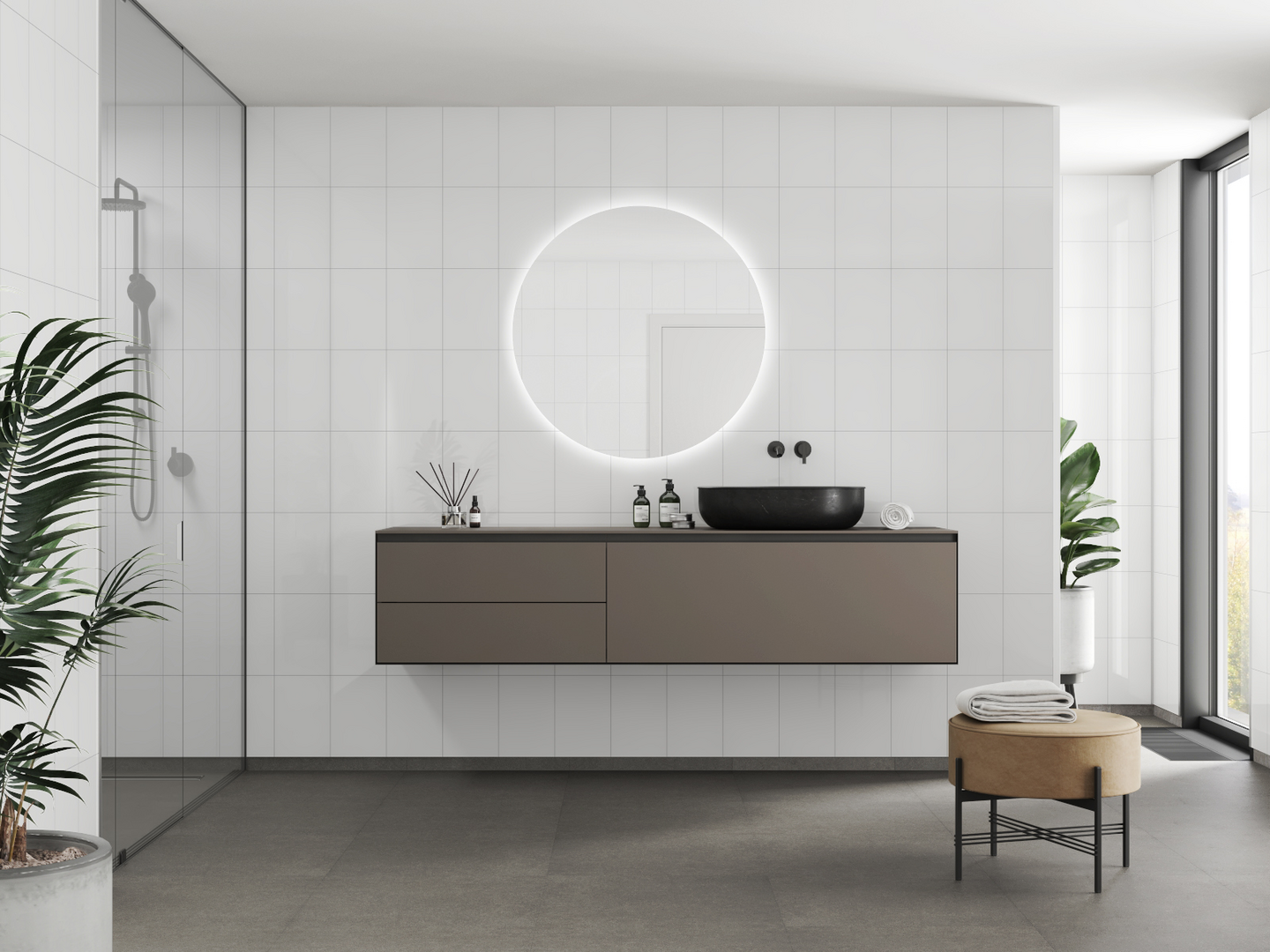 Sisustuslevy Fibo 3091-M2030 HG Denver White Marcato