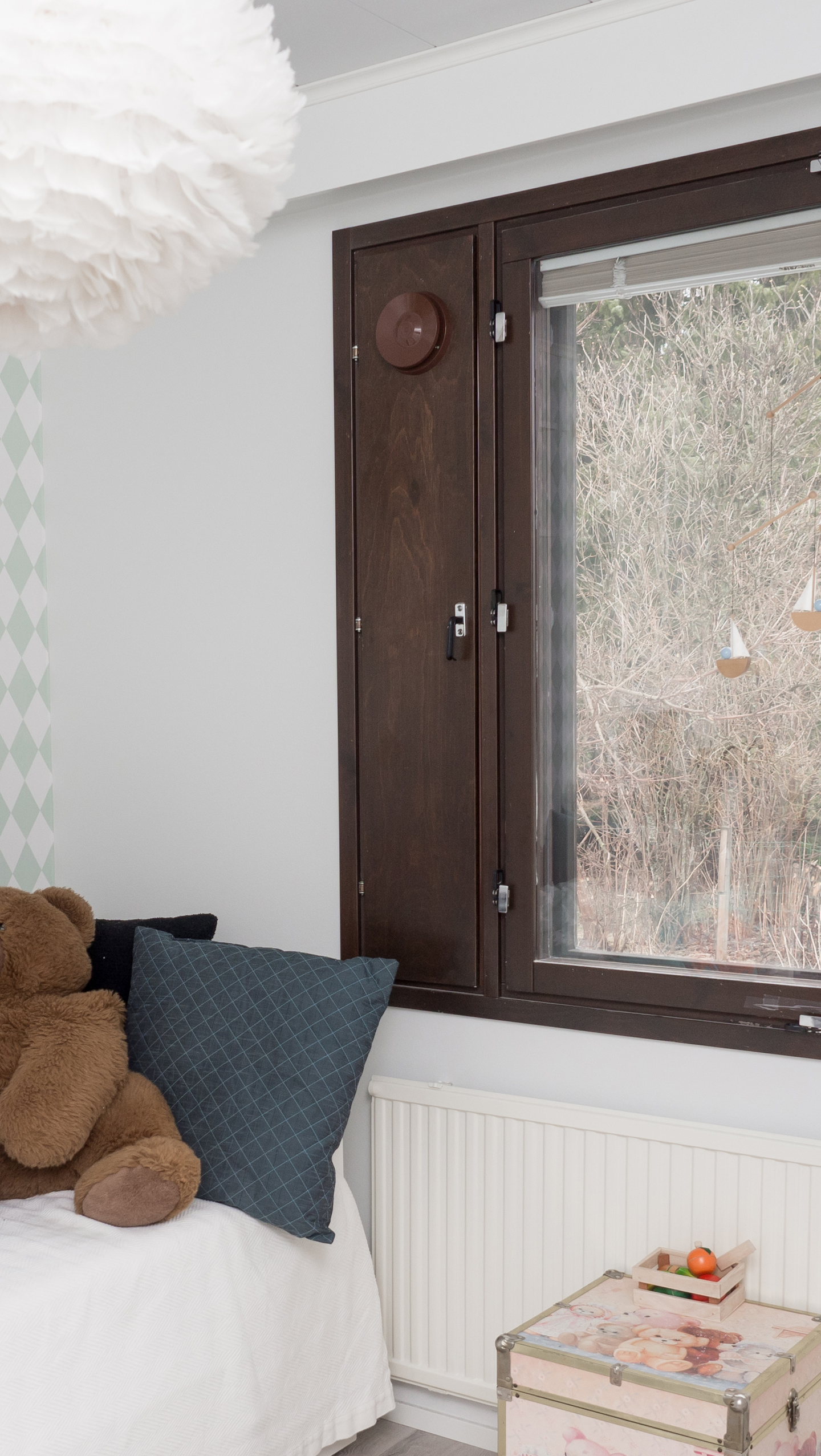 Korvausilmaventtiili Velco VTR-100 tuuletusluukkuun 10kpl ruskea