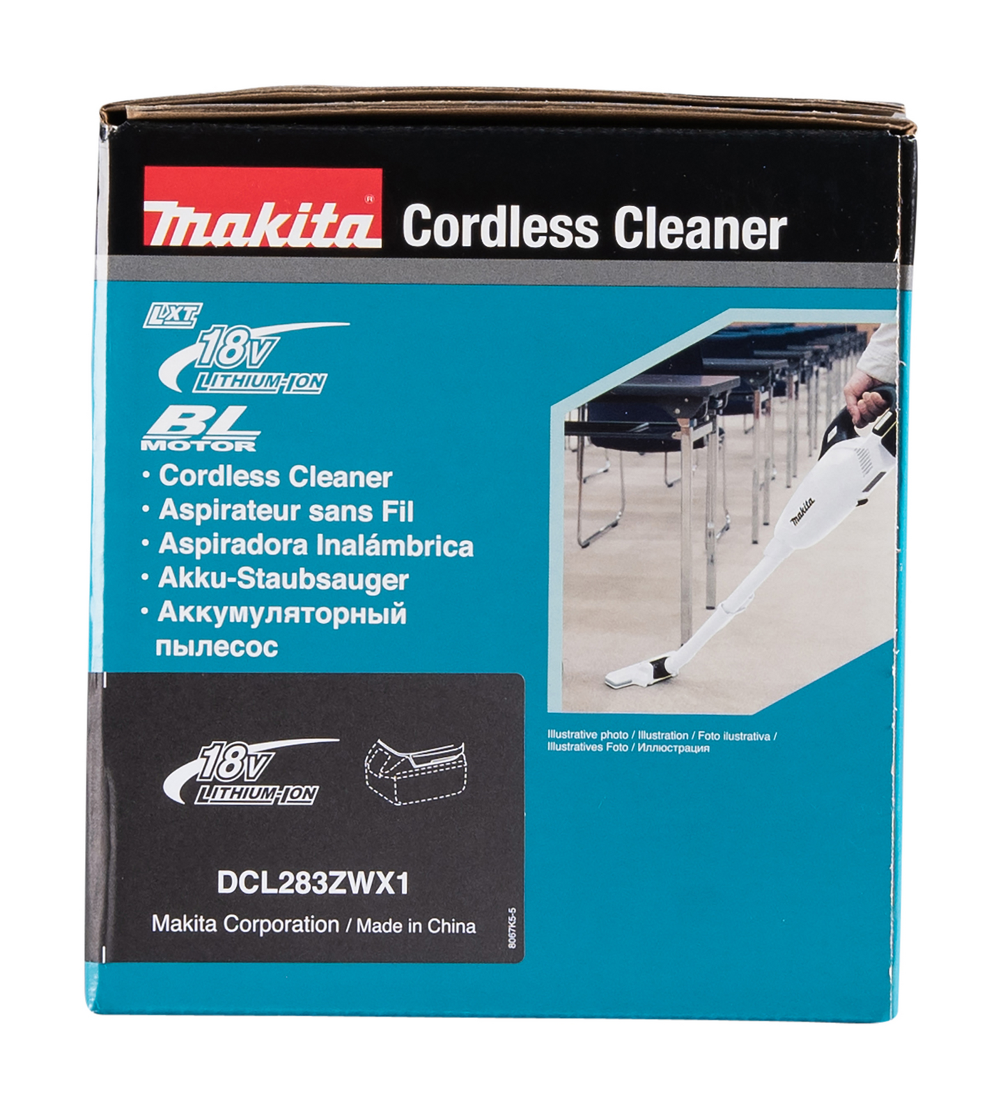 Varsi-imuri Makita DCL283ZWX1 18V LXT runko