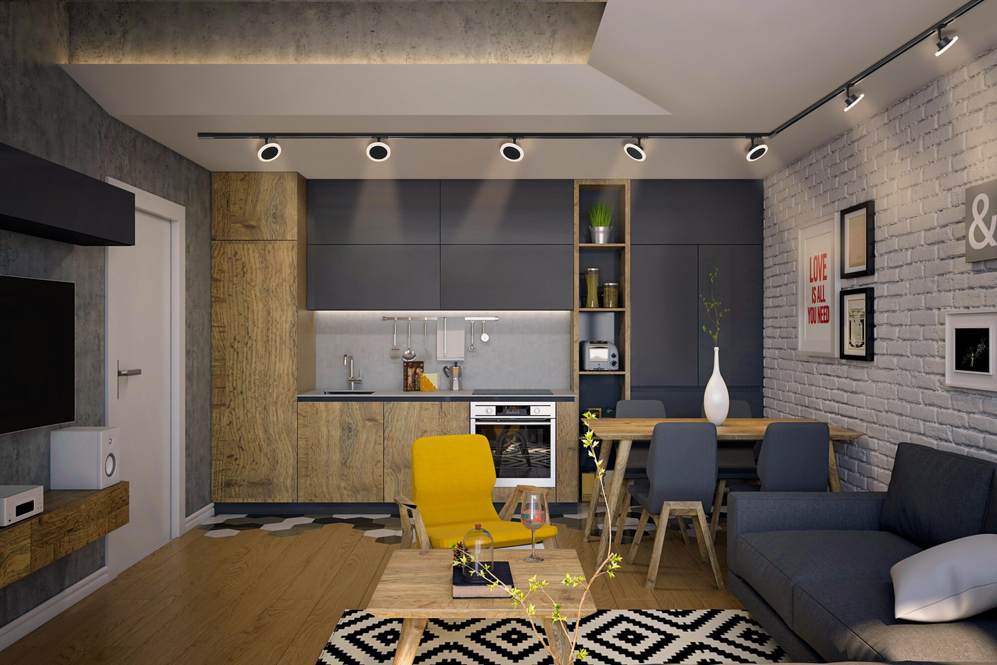 Kiskovalaisin LEDVANCE SMART+ WiFi Tracklight Circle TW 350lm musta