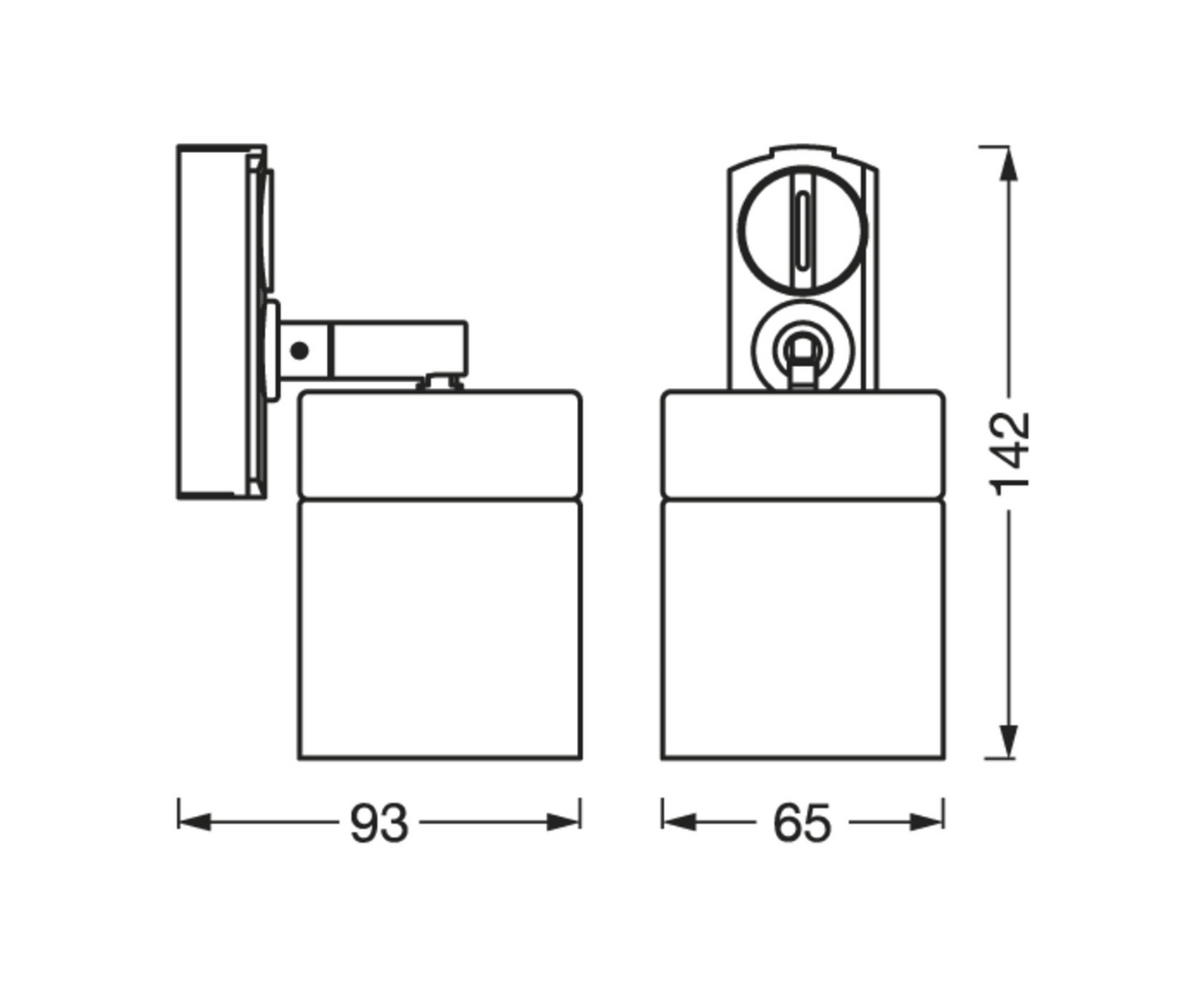 Kiskovalaisin LEDVANCE Tracklight Spot Cylinder Gold GU10 valkoinen
