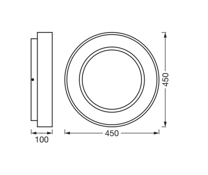 Kattovalaisin LEDVANCE SMART+ SUN@HOME Circular Ceiling TW 500lm valkoinen