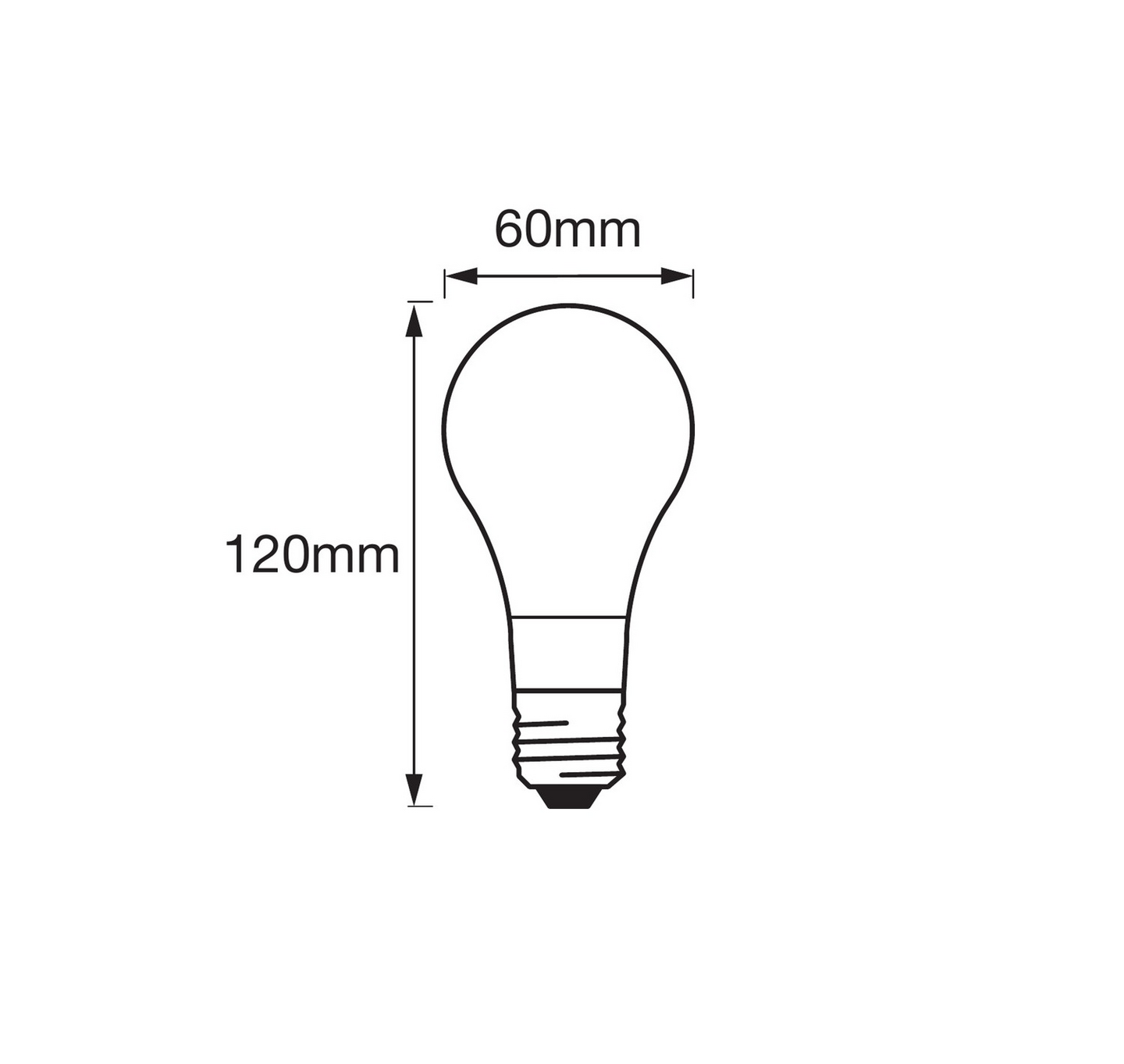 Vakiolamppu LEDVANCE Parathom Bt Cla Bt 6,5W/827 Dim 806lm E27