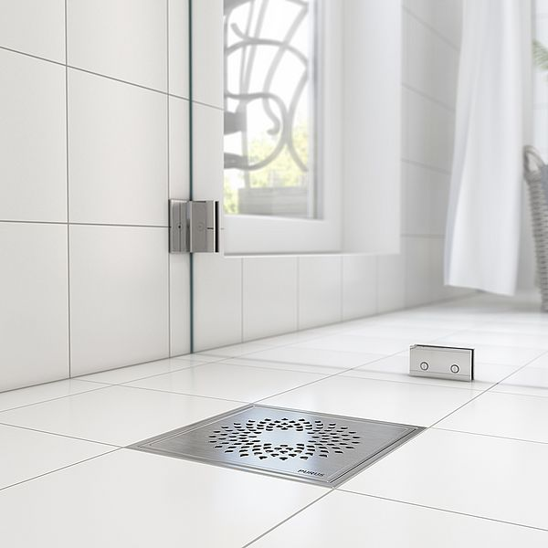 Neliökansi Purus Neliö Drop design-kansi 200x6mm aukollinen