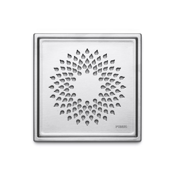 Neliökansi Purus Drop design-kansi 200x6mm