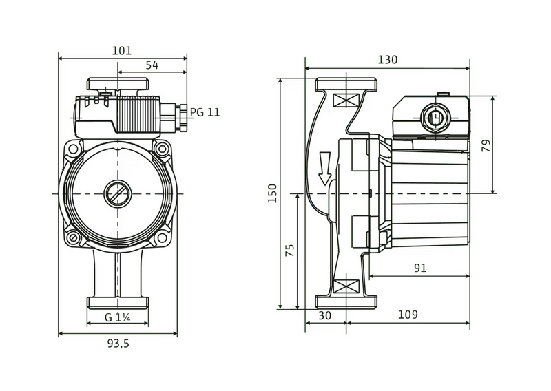 Käyttövesipumppu Wilo Star-Z 20/7