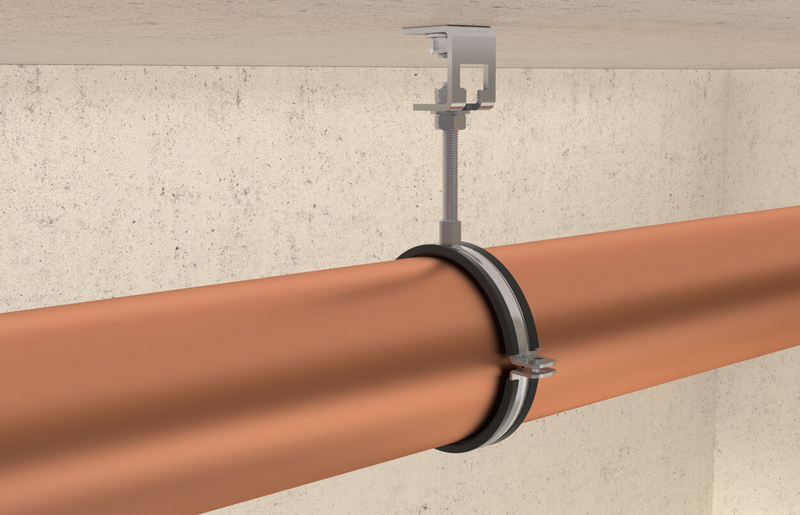 Putkipidin Fischer triple sinkitty 40-43mm m8/m10 1/2in eristetty