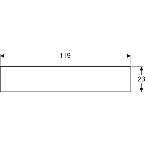 Peilikaappi IDO Reflect Inline L118,8 K69,5 S23cm valkoinen