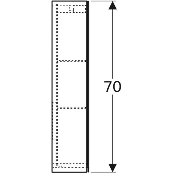 Peilikaappi IDO Reflect L90 K70 S15cm