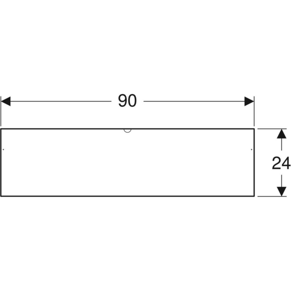 Peilikaappi IDO Reflect Spot L90 K63,5 S24cmvalkoinen
