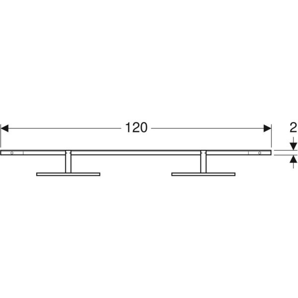 Tasopeili IDO Reflect Top L120 K91 S11,2cm