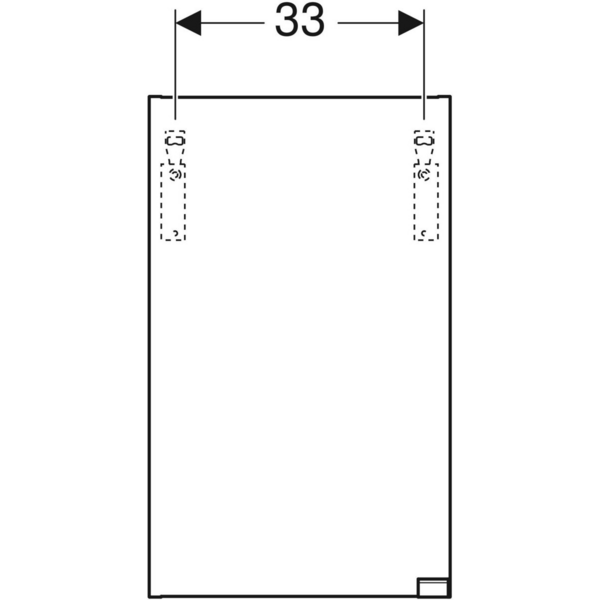 Peilikaappi IDO Reflect Clear L40 K66,2 S14cm valkoinen