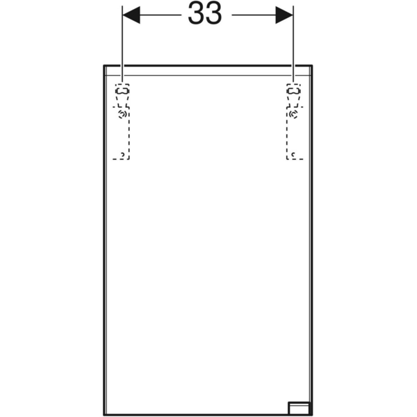 Peilikaappi IDO Reflect Clear L40 L67,7 S18cm valkoinen
