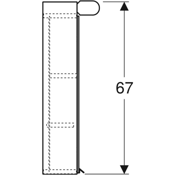 Peilikaappi IDO Reflect Basic L60 K67 S22cm valkoinen