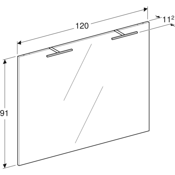 Tasopeili IDO Reflect Top L120 K91 S11,2cm