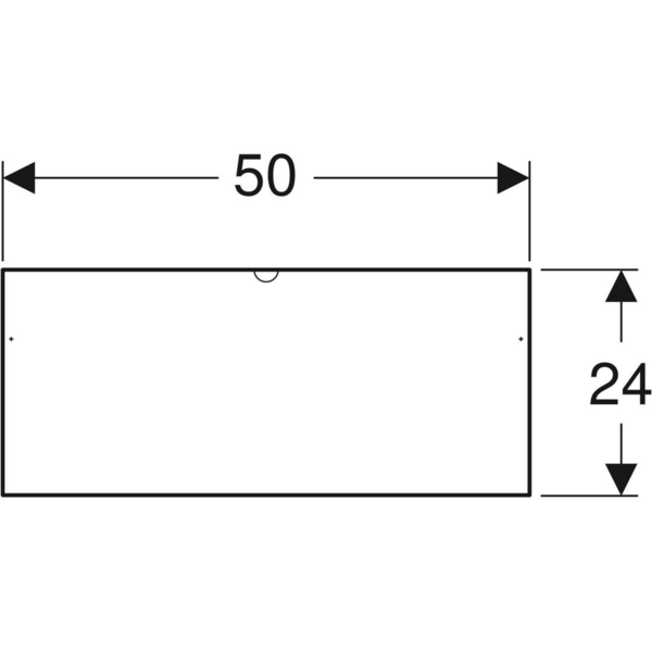 Peilikaappi IDO Reflect Spot L50 K63,5 S24cm valkoinen