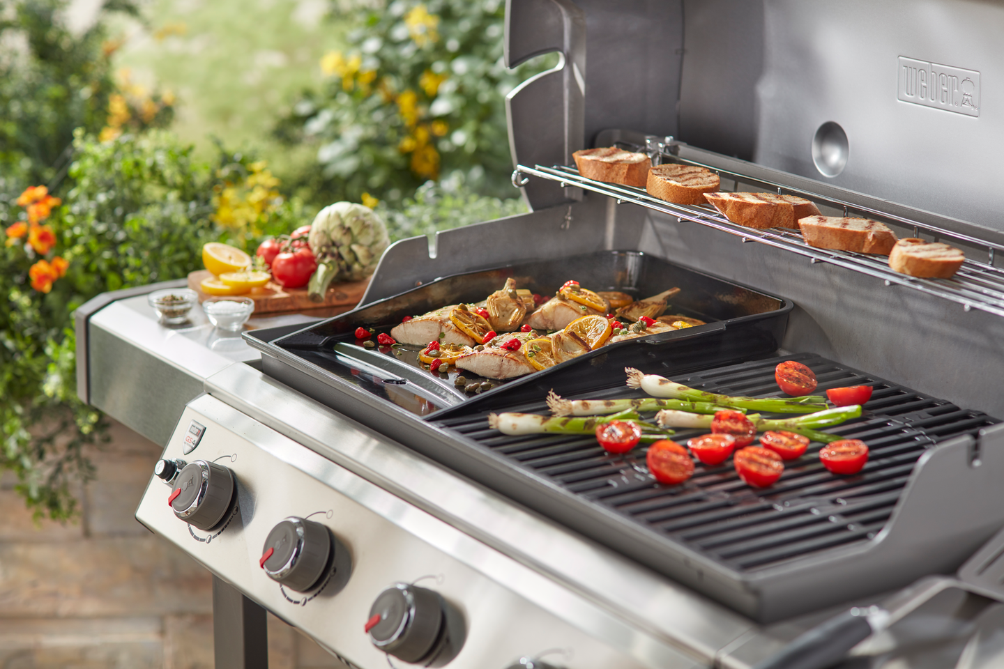 Plancha-parila Weber Genesis II-sarjaan