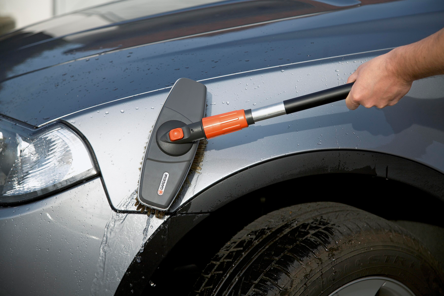 Autonpesusarja Gardena 90cm + shampoo 05580-20