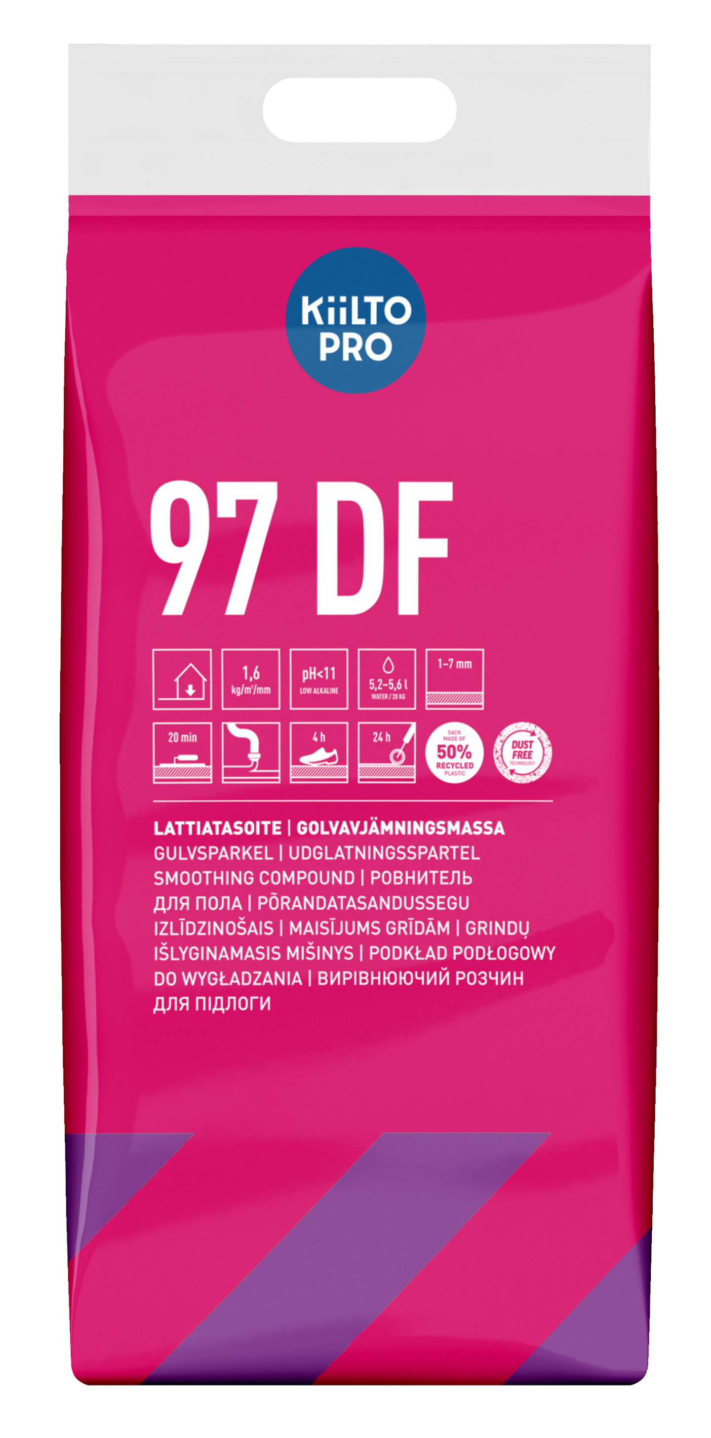 Lattiatasoite Kiilto 97 DF 1-7mm