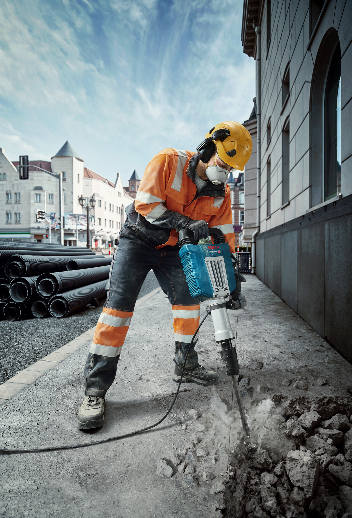 Piikkausvasara Bosch GSH 14 C Case