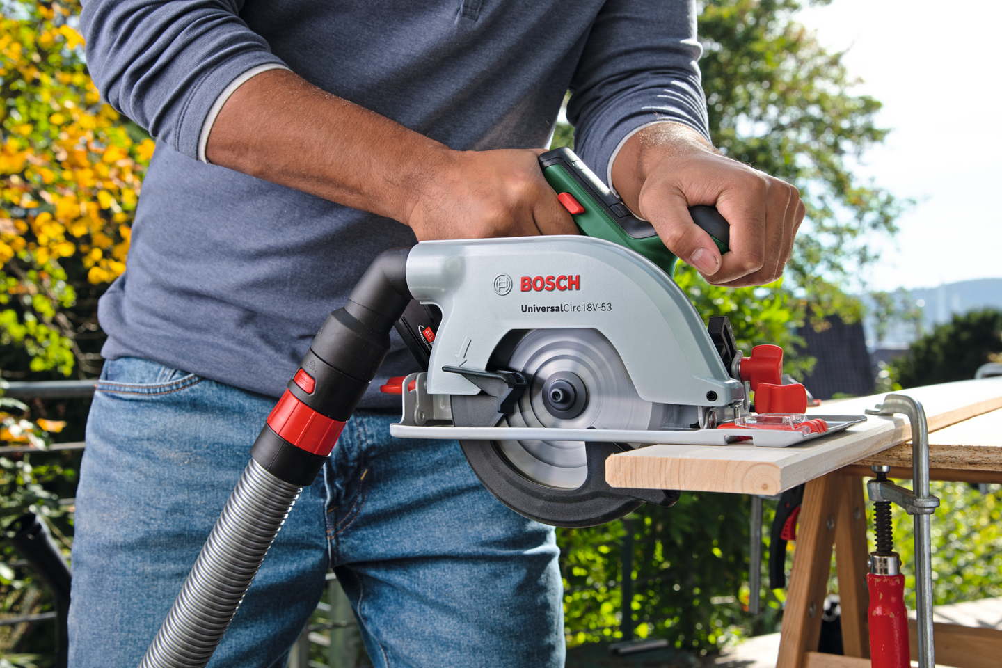 Akkupyörösaha Bosch UniversalCirc 18V-53 1x2,5 Ah