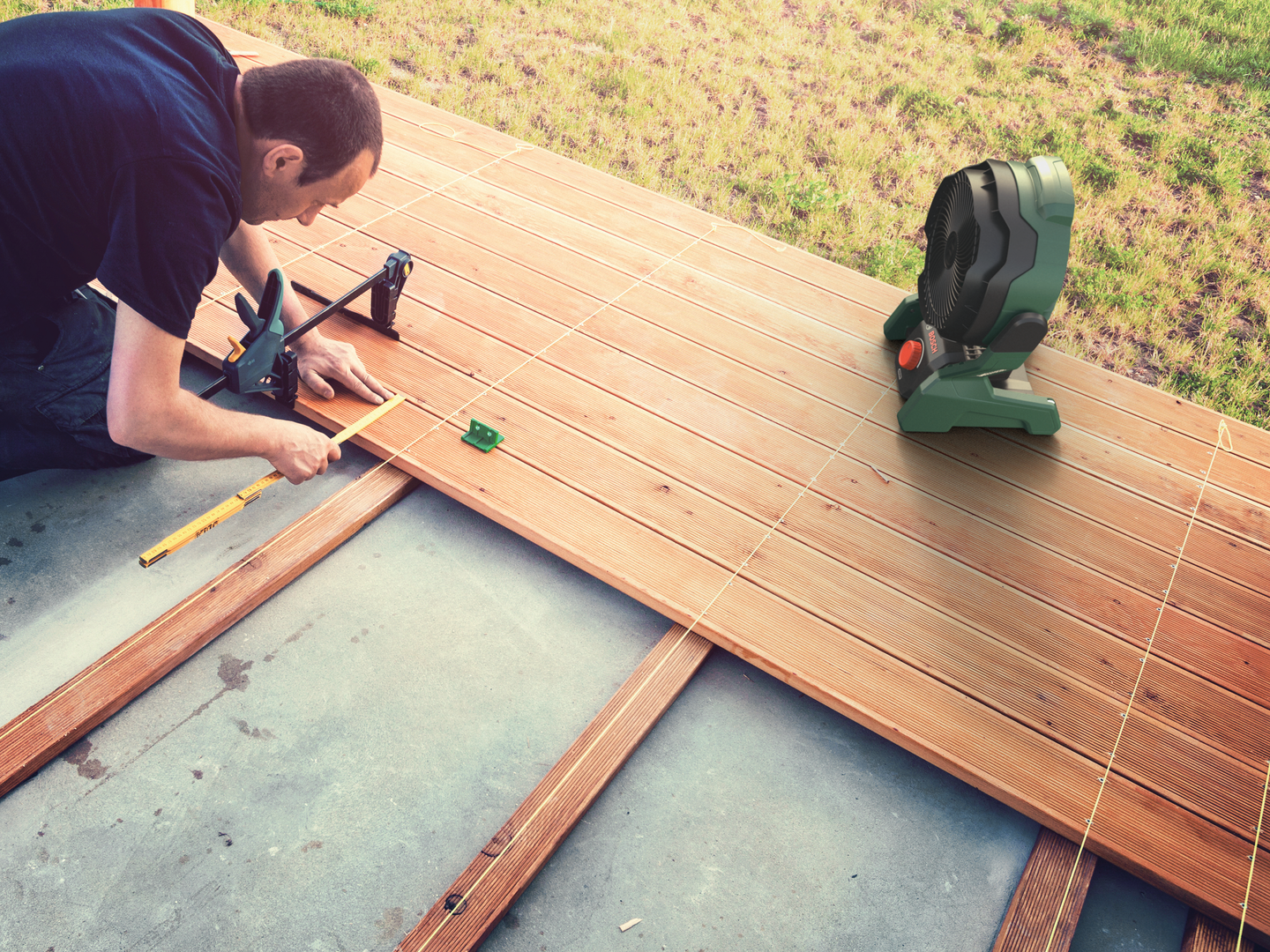 Akkupuhallin Bosch UniversalFan 18V-1000 1x2,0Ah