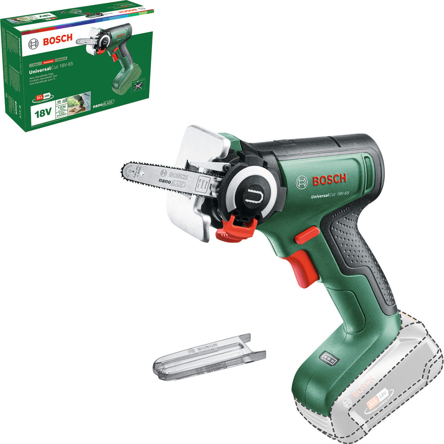 Akkumonitoimisaha Bosch UniversalCut 18V-65 Solo