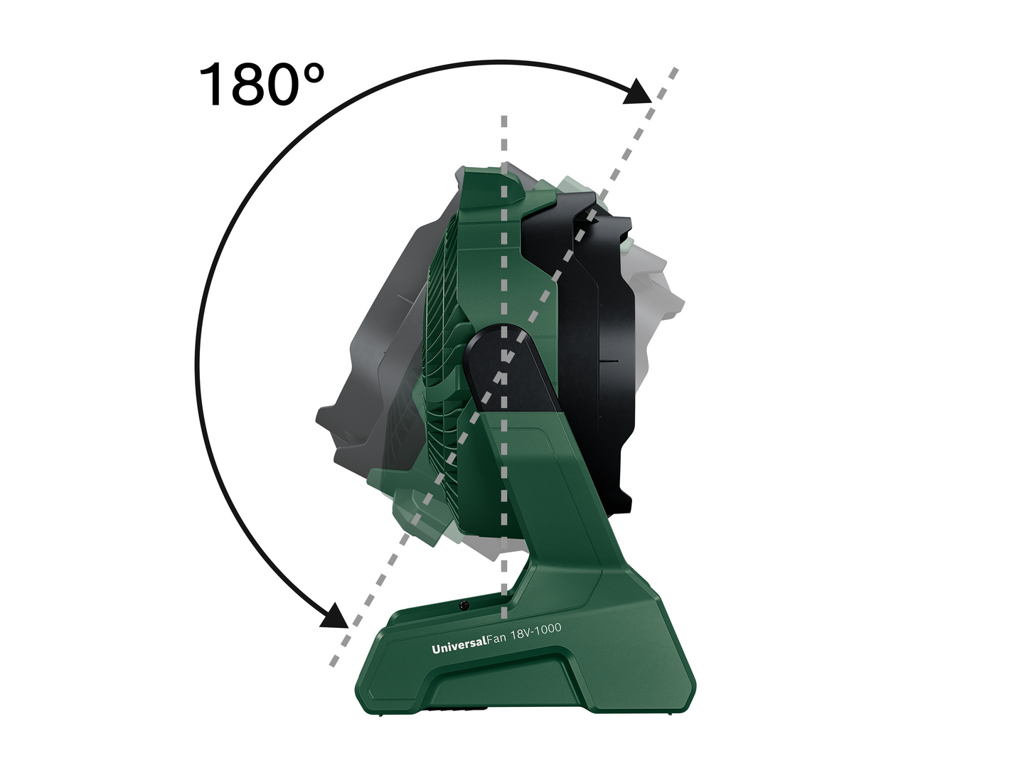 Akkupuhallin Bosch UniversalFan 18V-1000 1x2,0Ah