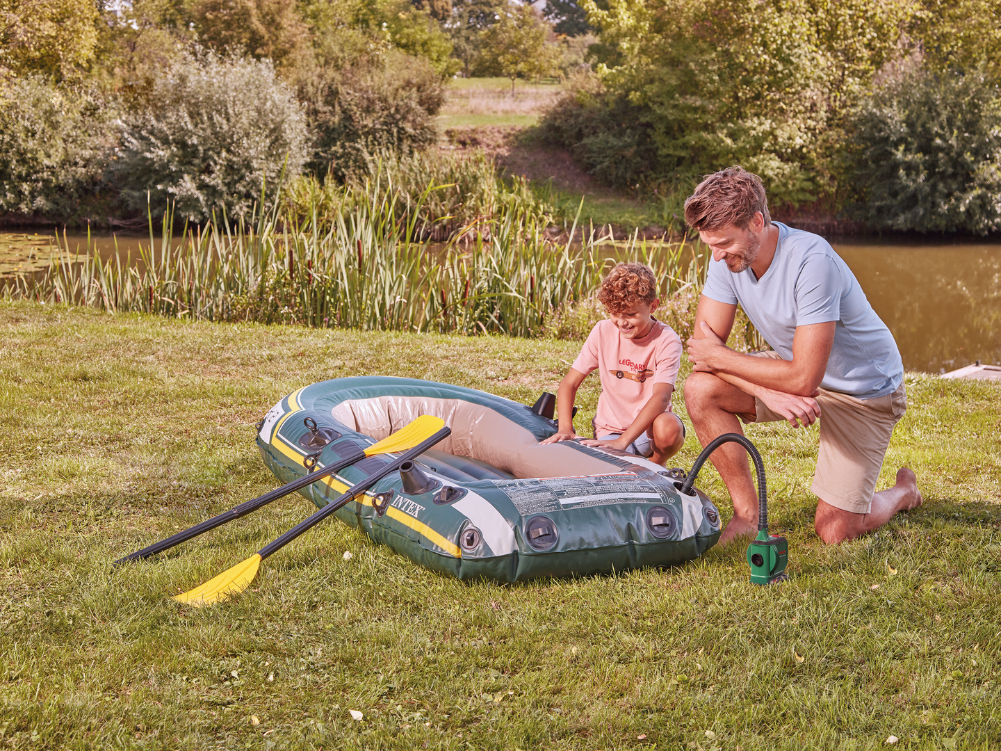 Akkupumppu Bosch EasyInflate 18V-500 1x2,0Ah