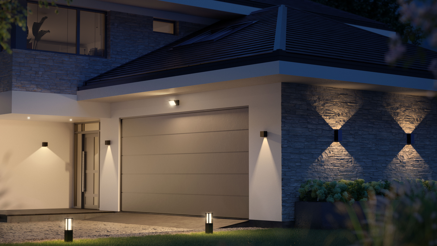 Ulkoseinävalaisin Philips Hue Resonate 8W 350-590lm 2000-6500K musta