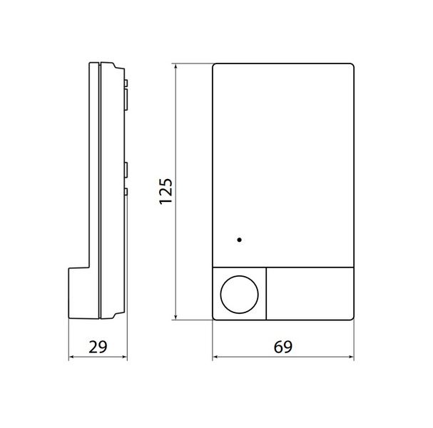 Moduuli Danfoss Ally Zigbee lattialämmityksen säätöön