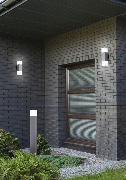 Ulkoseinävalaisin TRIO Hudson led 220060287 2xE14 33cm harmaa