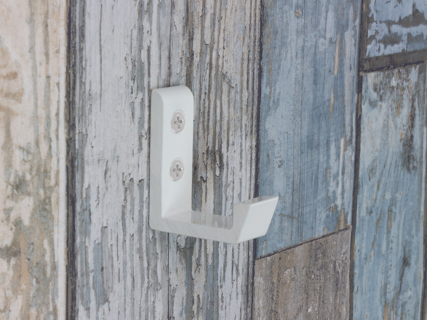 Vaatekoukku Cello 50 alumiini valkoinen 2kpl