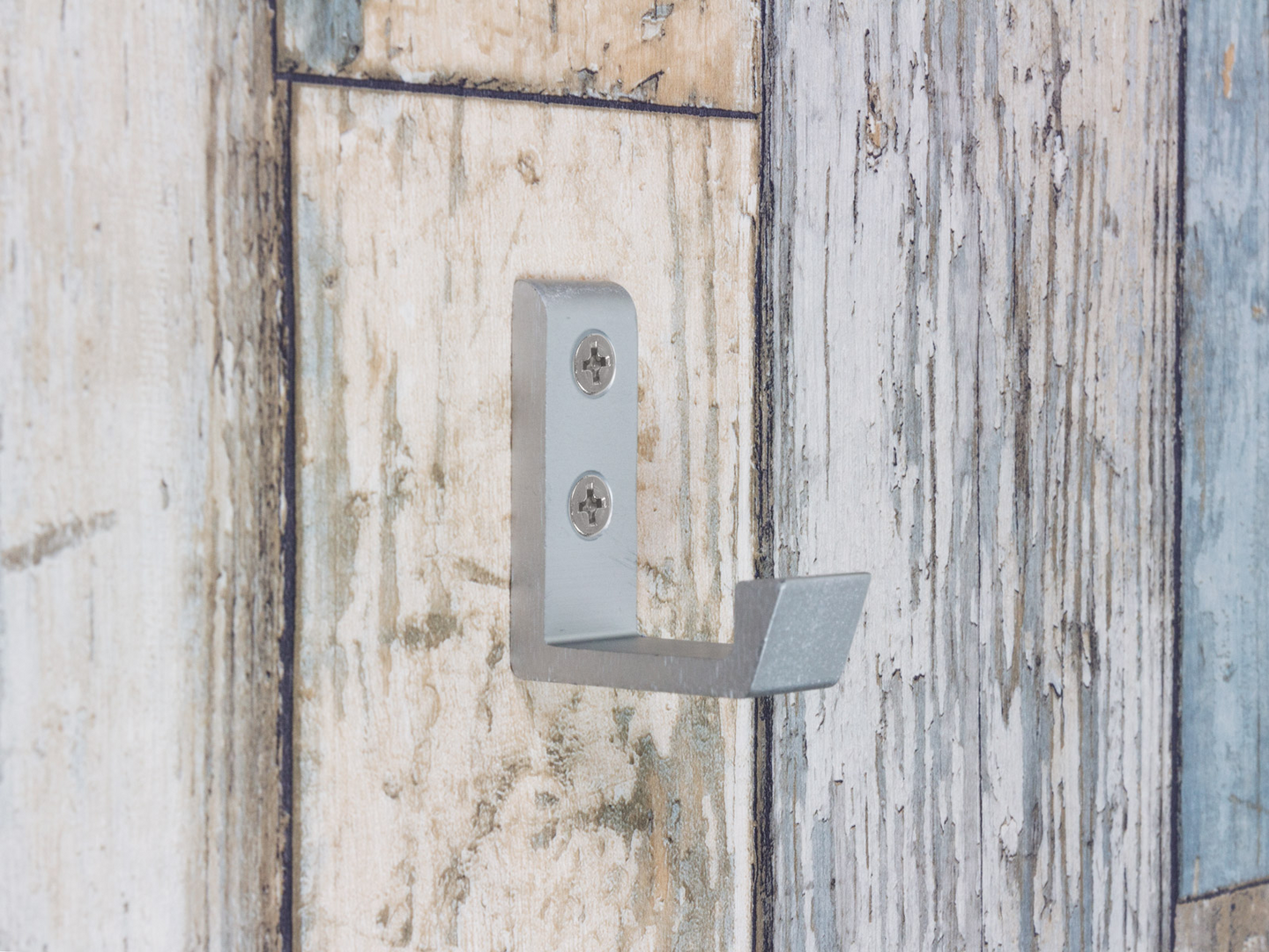 Vaatekoukku Cello 50 alumiini harmaa 2kpl