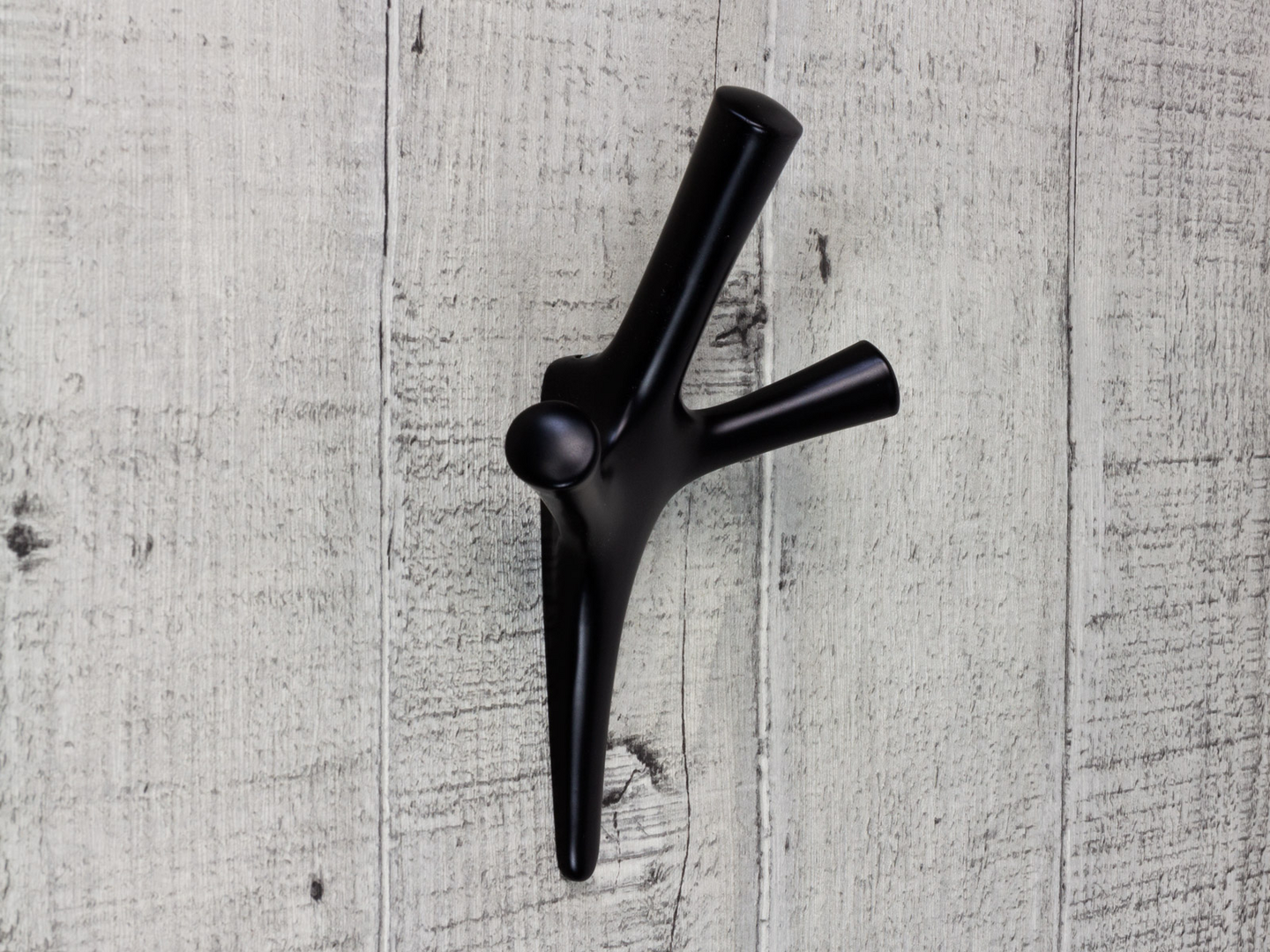 Vaatekoukku Pisla Nature 3L Zn/musta