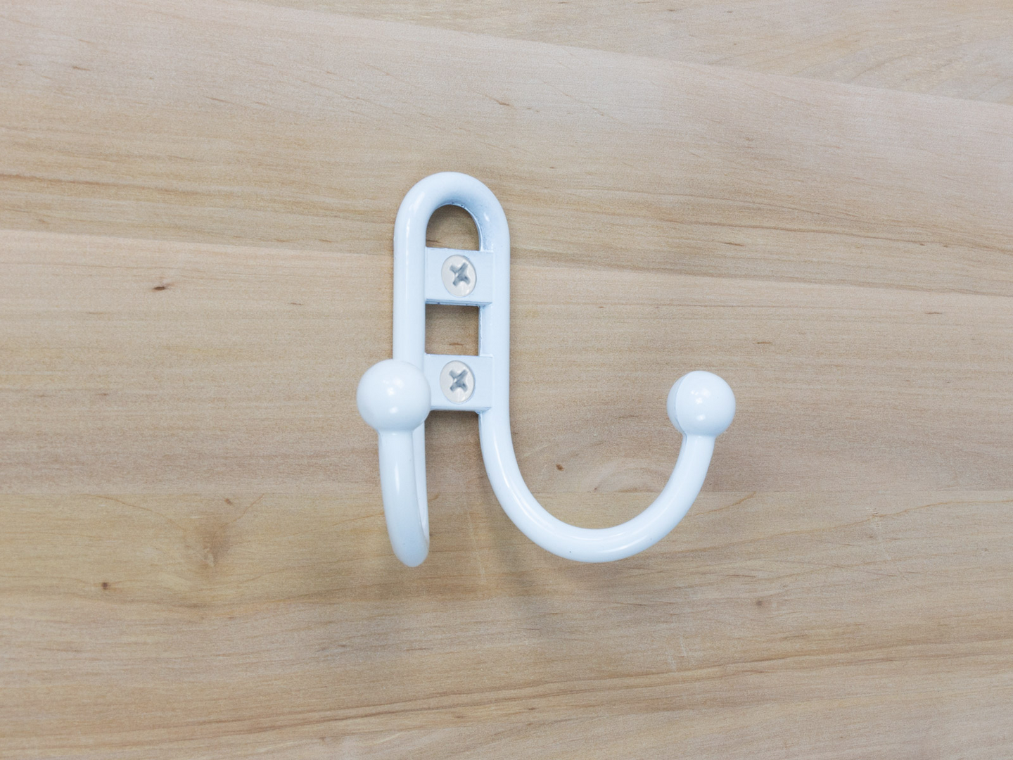 Vaatekoukku Cello Arona 70mm valkoinen