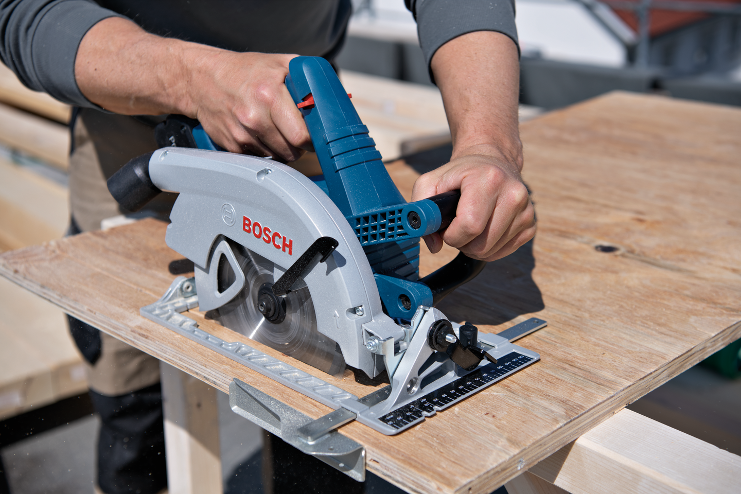 Akkukäsipyörösaha Bosch GKS 18V-68 C Solo