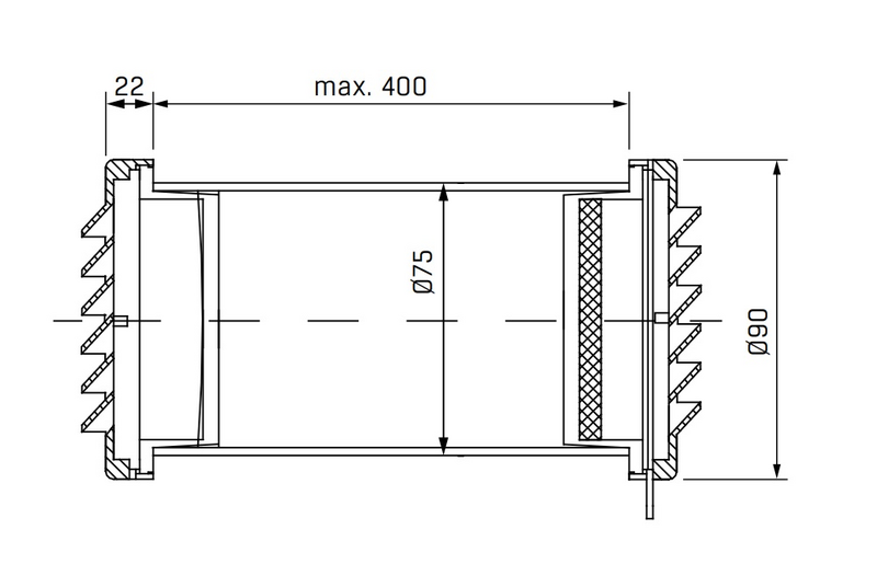 Raitisilmaventtiili FläktGroup RIV 70