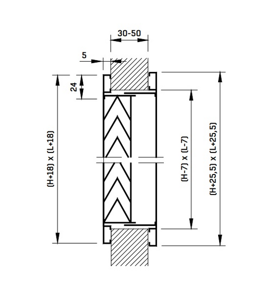 Virtaussäleikkö FläktGroup OSK 400X200