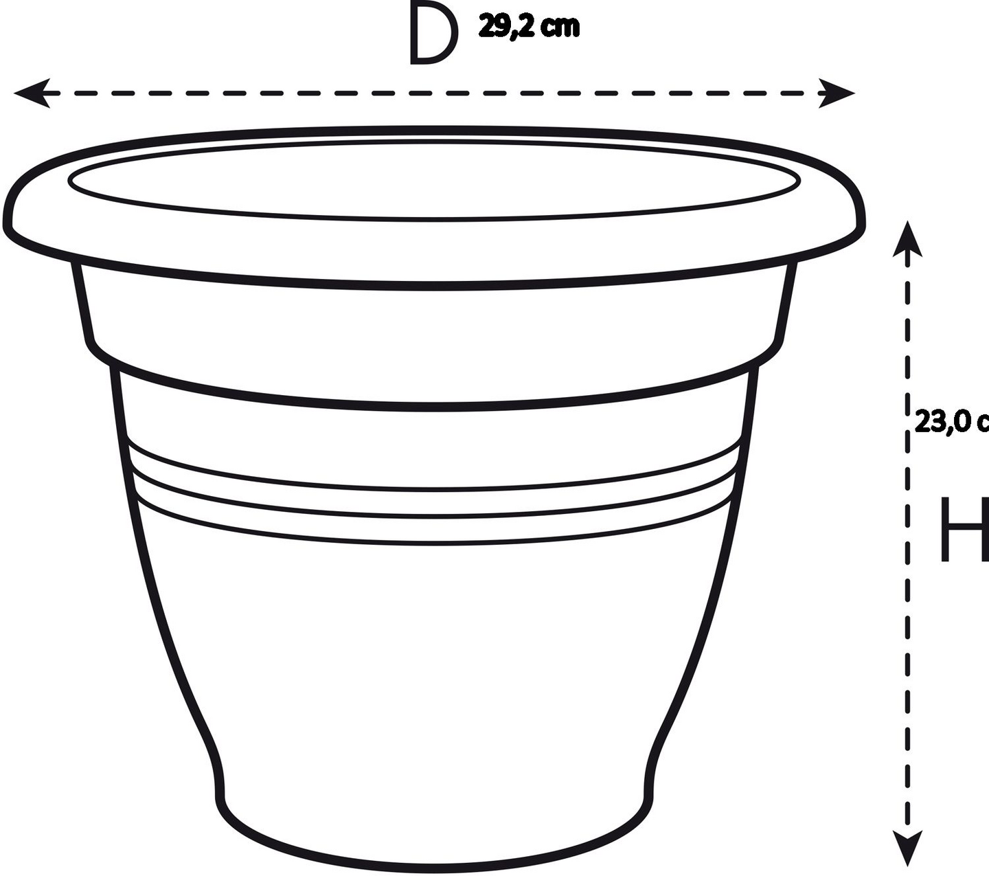 Ruukku Green Basics Campana 30cm musta