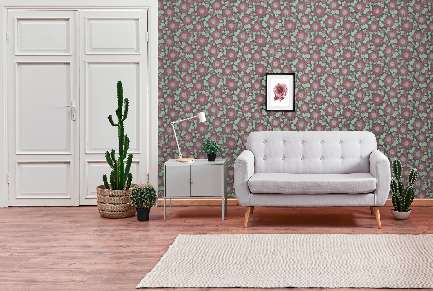 Kuitutapetti Akaasia 5431-5 10,05x0,53m rulla kuitu