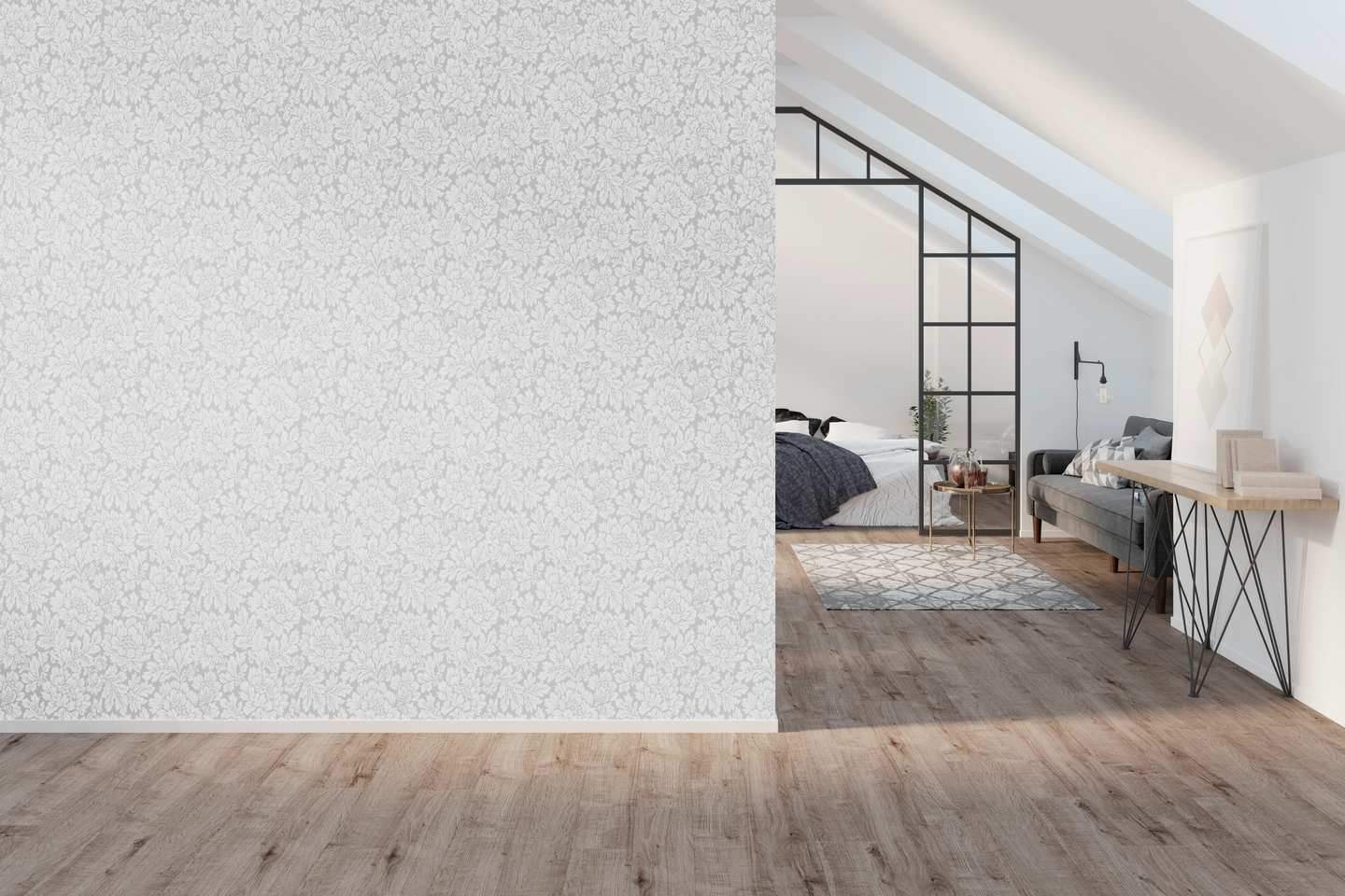 Kuitutapetti Akaasia 3002-1 10,05x0,53m rulla kuitu