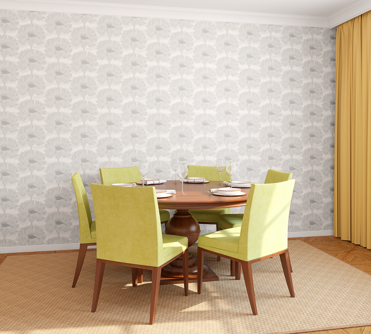 Kuitutapetti Akaasia 5432-1 10,05x0,53m rulla kuitu