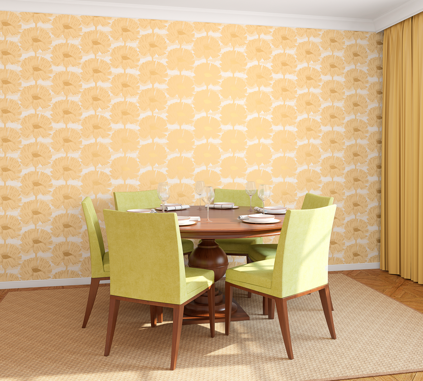 Kuitutapetti Akaasia 5432-2 kuitutapetti 10,05x0,53m rulla kuitu