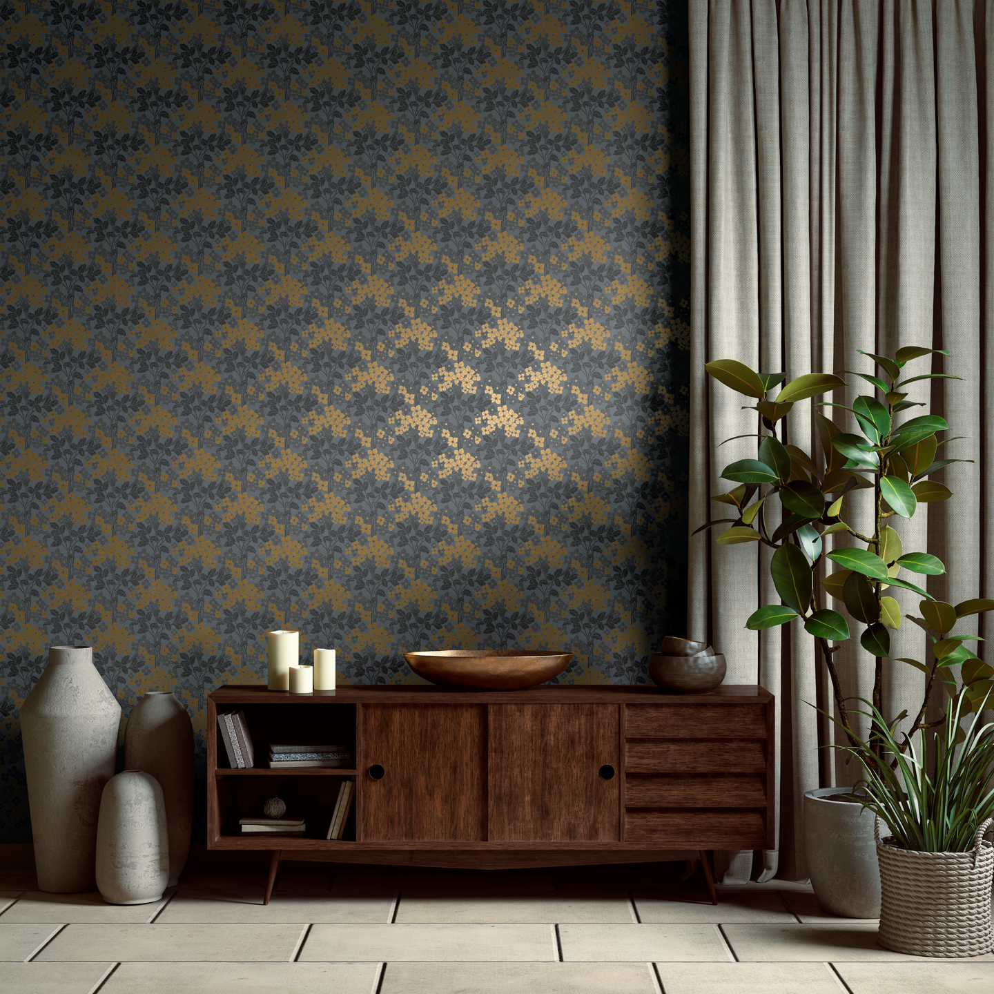 Kuitutapetti Akaasia 5433-3 kuitutapetti 10,05x0,53m rulla kuitu