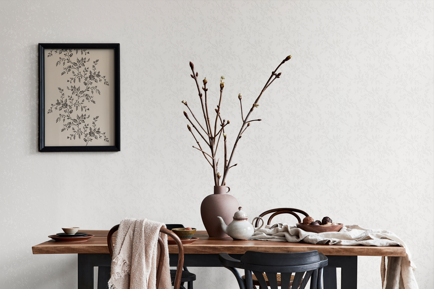 Kuitutapetti Akaasia 3007-2 10,05x0,53m rulla kuitu