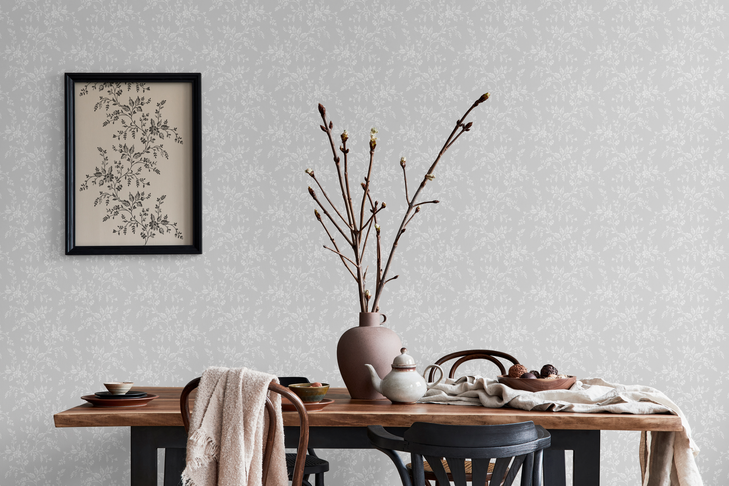 Kuitutapetti Akaasia 3007-3 10,05x0,53m rulla kuitu