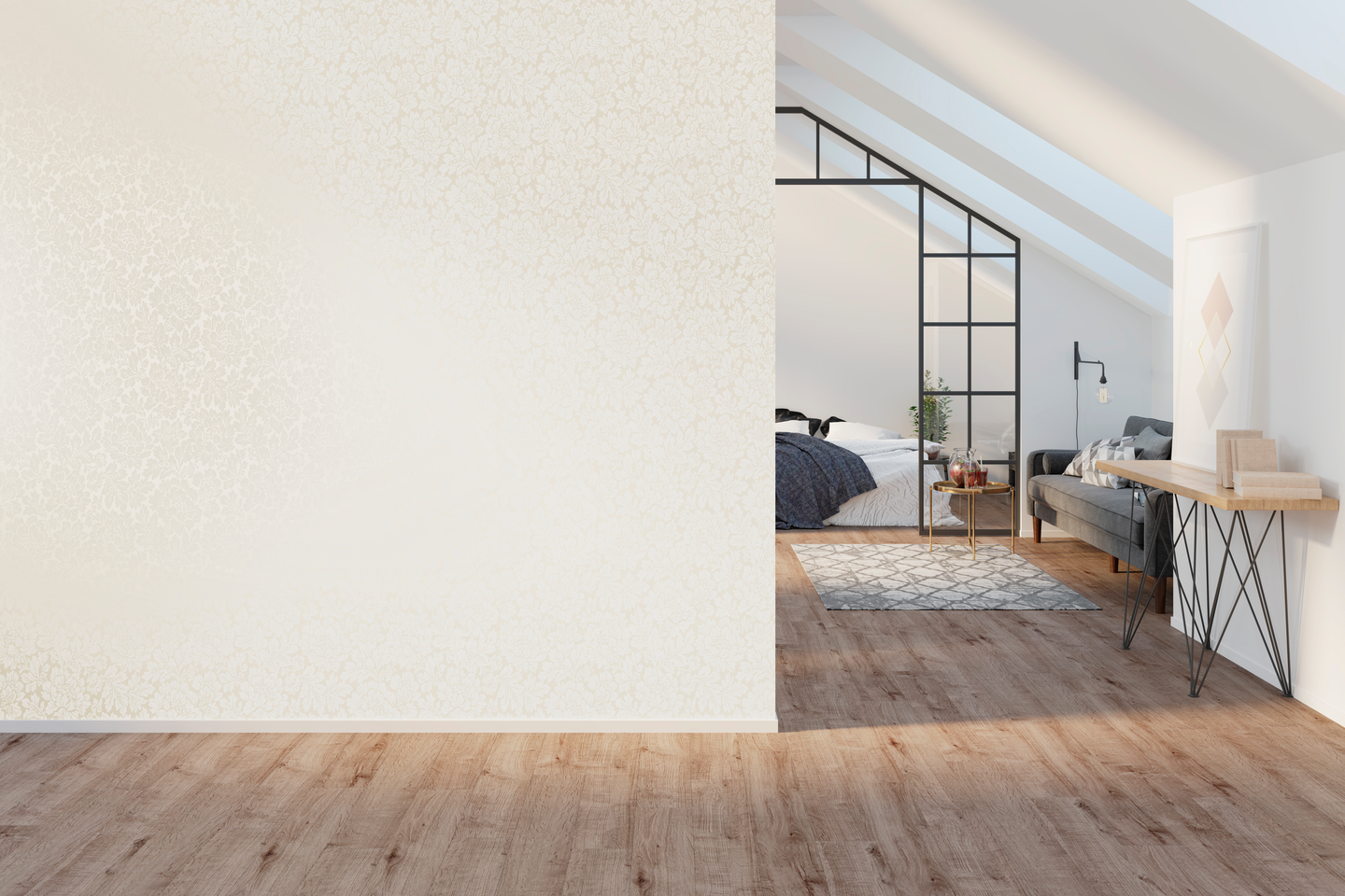 Kuitutapetti Akaasia 3002-3 10,05x0,53m rulla kuitu